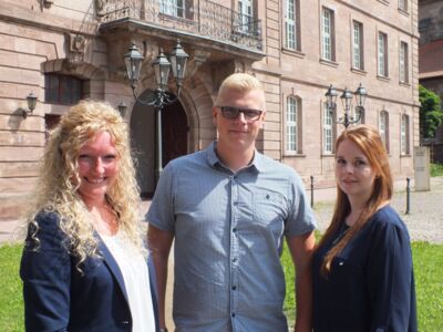 (v. l.) Frau Lehmann, Herr Erdmann, Frau Schurtzmann