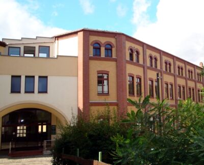 Haus 4 Leinegasse 11 mit Blick auf den Haupteingang in der Leinegasse